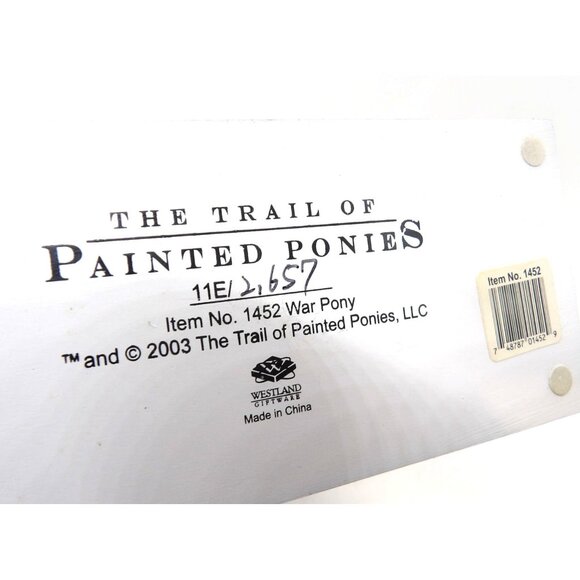 Painted Pony Collectable 11E/2657 item 1452 (War Pony) preowned - Picture 5 of 5